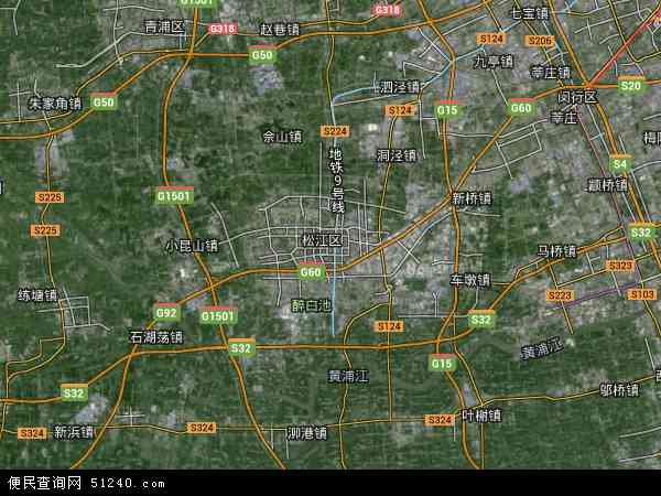 松江区最新版地图，揭示城市发展的脉络