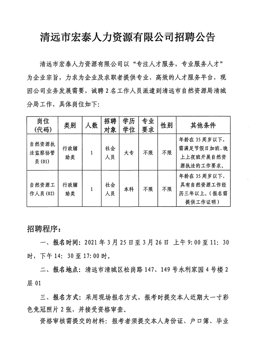 东洲区自然资源和规划局招聘新岗位信息详解